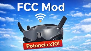 🔥 Prueba de alcance FCC vs. CE: TUTORIAL activar el modo FCC en tus gafas FPV DJI avata 2, dji neo 2