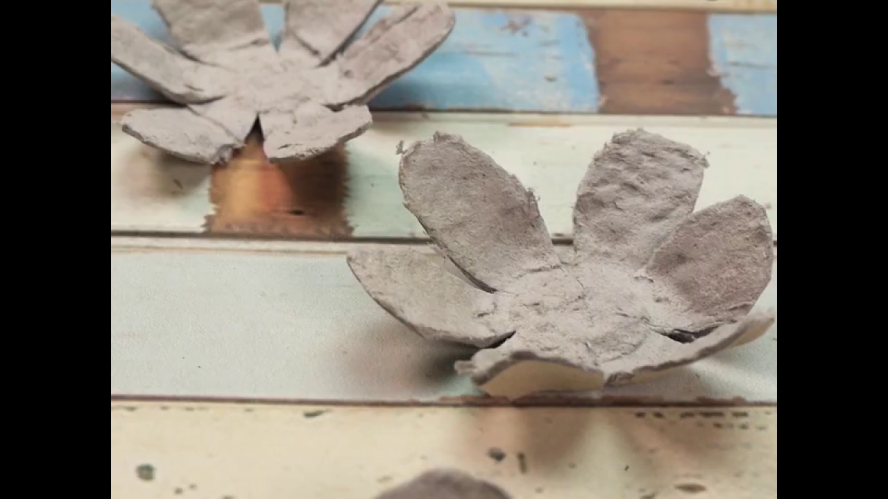 Aprende a hacer las más hermosas rosas con cajas de huevos y a decorar con ellas