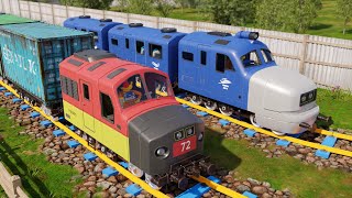 Let&#39;s Help to Ride TRAIN - Lego City Cartoon - Choo choo train kids videos