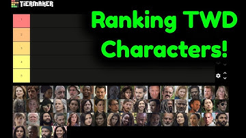 The Walking Dead Characters Tier List! Ranking Walking Dead Characters!