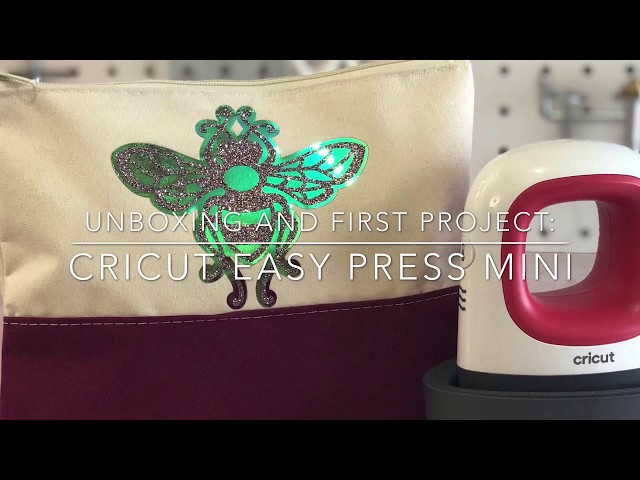 Cricut EasyPress Mini Unboxing & What to use it for 