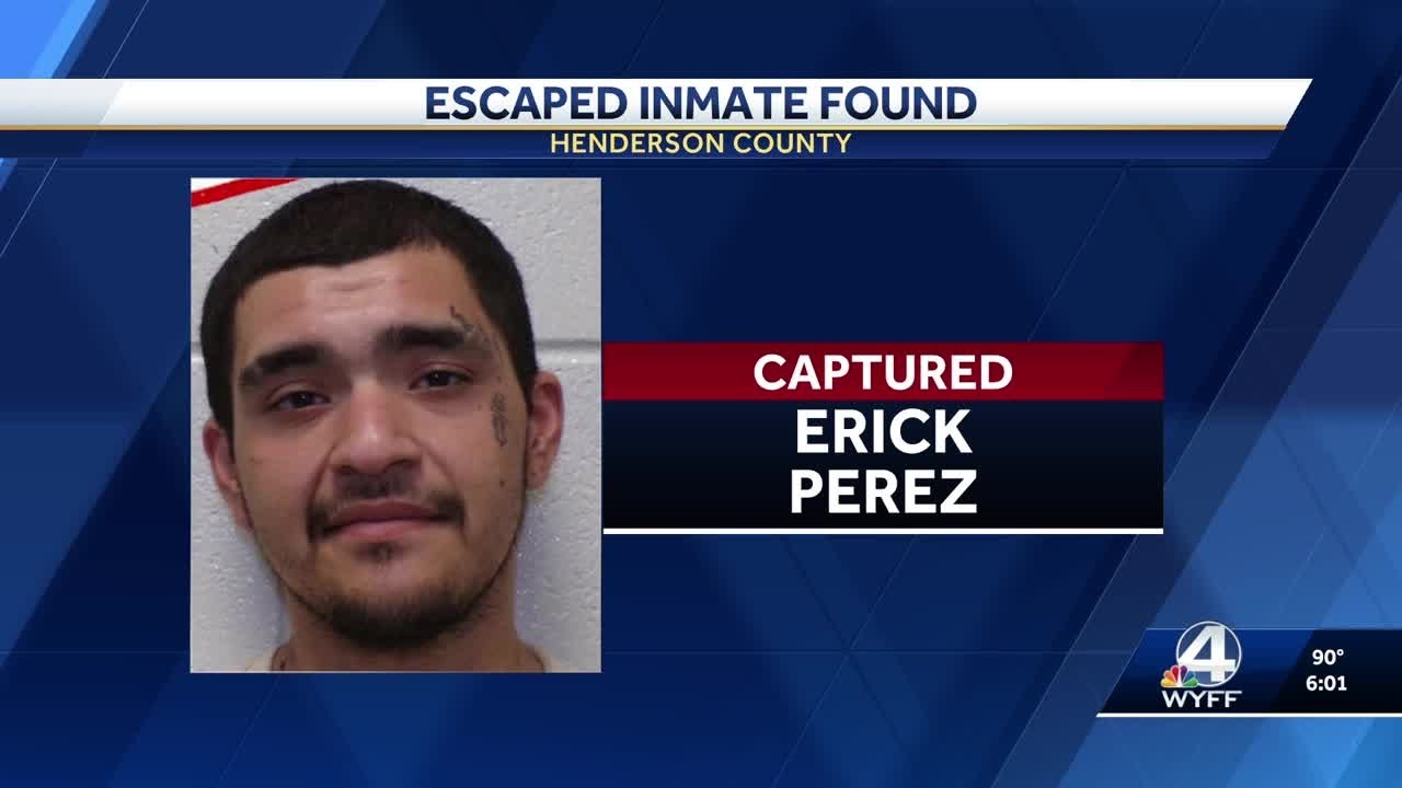 Escaped inmate found in North Carolina - YouTube