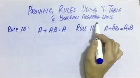 Boolean Algebra  Part 2 | Digital Logic Design | Digital Electronics | Undergrad Academy