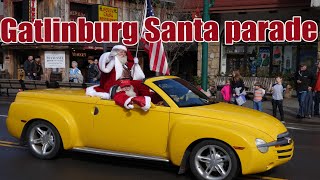 Gatlinburg Santa parade.