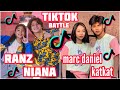 Ranz and Niana Vs Marc Daniel & Katkat (Katniel) Tiktok Battle