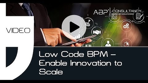 What is a  low-code BPM platform?