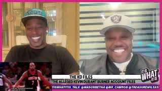 Famous 🔥 The KD Files 👀 Is This REALLY Kevin Durant’s Burner Account? Cam’ron & Ma$e React #itiswhatitis Net Worth