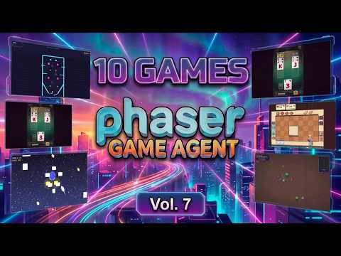 🕹️ 10 Games So Different You'd Never Guess AI Made Them All | Phaser Game Agent Vol. 7 🤖