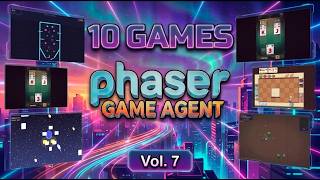๐น๏ธ 10 Games So Different You'd Never Guess AI Made Them All | Phaser Game Agent Vol. 7 ๐ค