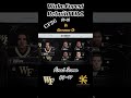 WF Rebuild YR1 Game1 (0-0) #wakeforest #fyp #collegefootball #football #ps5 #dynasty #rebuild #cf26