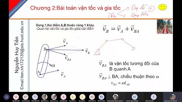Video 2: (GK) BÀI TOÁN VẬN TỐC VÀ GIA TỐC