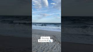 Relaxing Beach Walk ☀️ Ocean Waves 🌊 #shorts #naturewalk #beach #beachwalk #oceansounds #relaxing