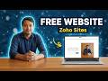 How to Build a FREE Website Using Zoho Sites | No Coding Needed