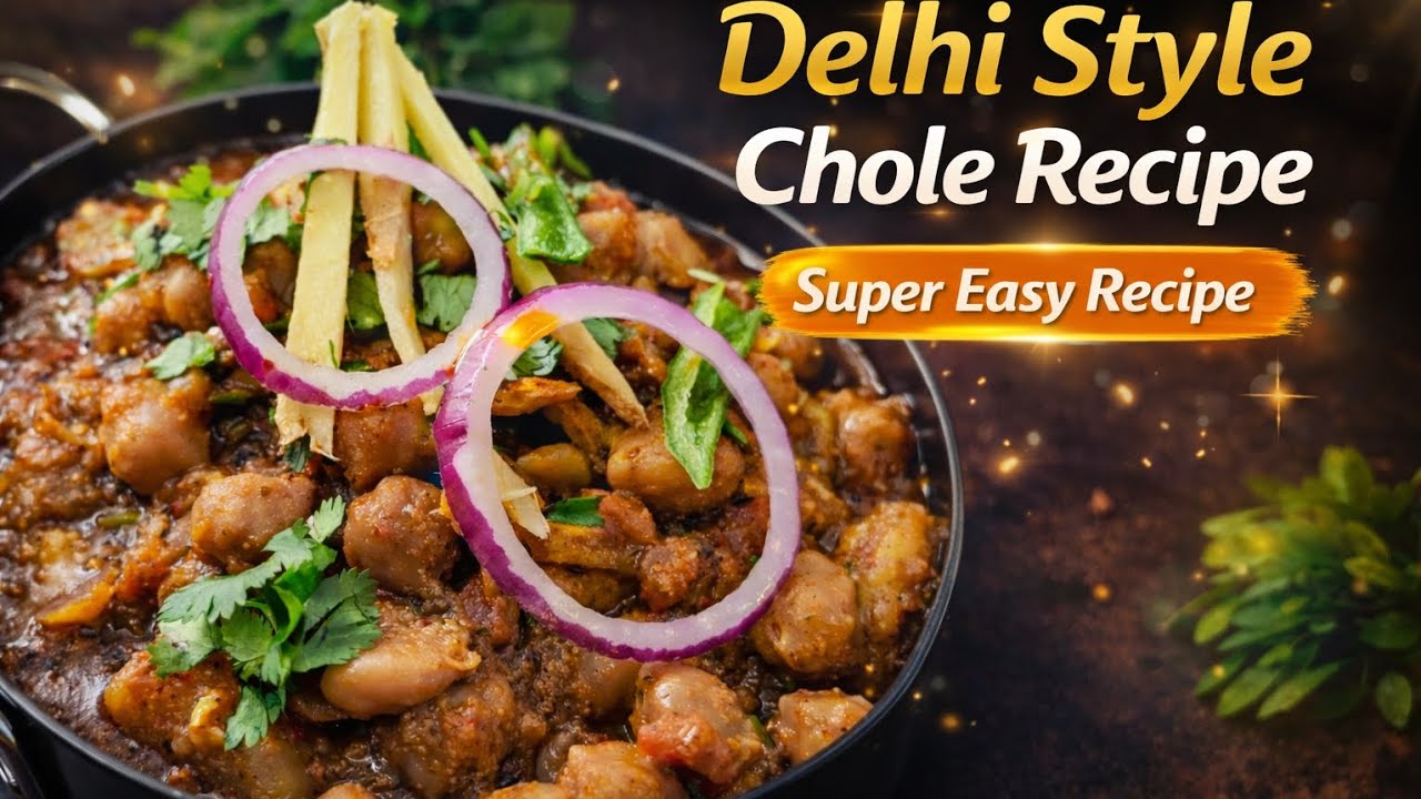 “Delhi Style Chole – Ek Baar Banaoge Toh Roz Mangoge!”#DelhiStyleChole #CholeRecipe