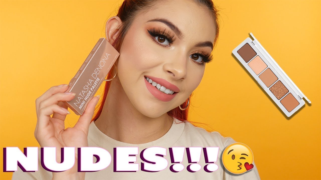 Natasha Denona Mini Nude Eyeshadow Palette Swatches Review Youtube My XXX Hot Girl