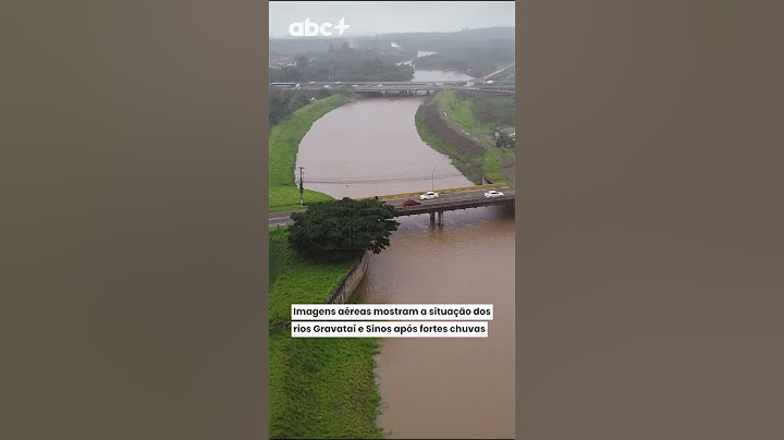 Imagens aéreas mostram a situação dos rios Gravataí e Sinos após fortes chuvas no RS