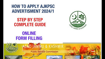 How to apply for ajkpsc online| online ajkpsc job application| ajkpsc2024|