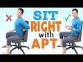 How to fix anterior pelvic tilt while sitting - STOP hurting yourself TODAY!