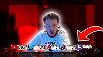 Photopea Tutorial:  How To Make The BEST Social Overlay Like (Adin Ross, CUFEEM etc.)