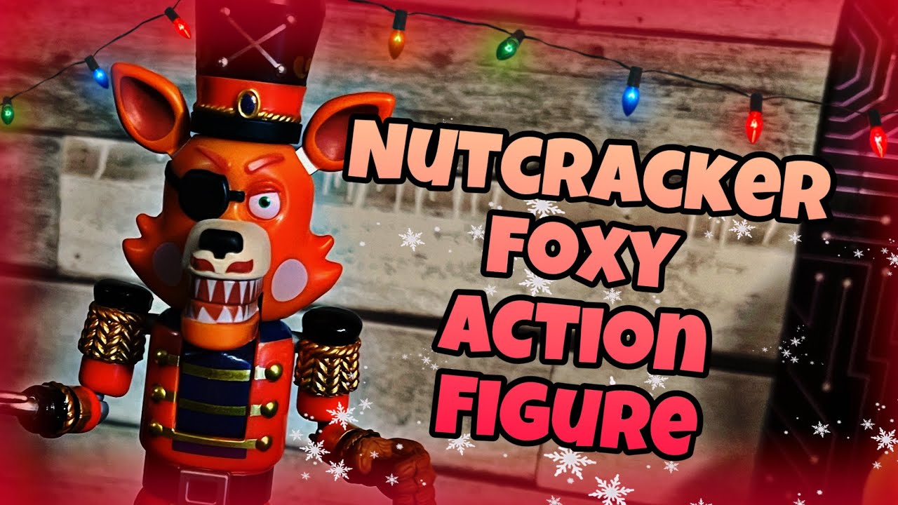 Five Nights At Freddys Holiday Nutcracker Foxy Plush Soft Toy Figure Freddy  FNAF