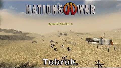 Bf2 Nations At War Mod   Tobruk 16 Bot Singleplayer