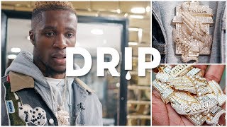 Wilfried Zaha Gets new Iced Out Pendant! - #Drip Ep.3 | Link Up TV