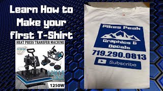 Learn how to make a T-Shirt with heat press and HTV vinyl! Season 1 Episode 5