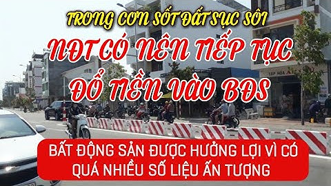 TRONG CƠN SỐT ĐẤT SỤC SÔI NĐT CÓ NÊN TIẾP TỤC ĐỔ TIỀN VÀO BĐS TRONG BỐI CẢNH NHIỀU SỐ LIỆU ẤN TƯỢNG