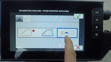 Valtra Konturassistent. Segmente aus bestehenden Spurlinien erstellen
