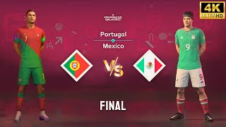 FIFA 23 - Portugal vs Mexico | Ronaldo vs Jimenez | FIFA World Cup Final Match [4K60]