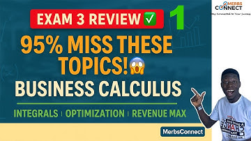 Exam 3 Review 1 | Business Calculus | UIC | Key Concepts & Practice Problems