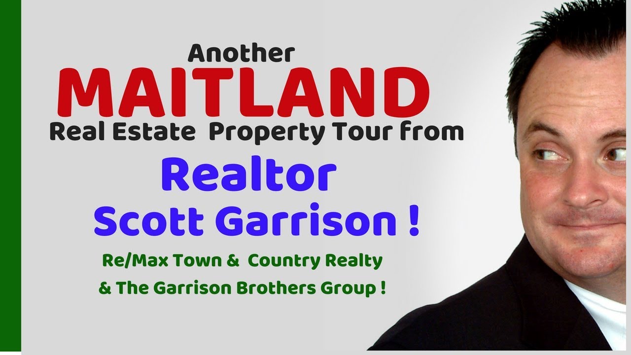 Top Maitland Realtor Scott Garrison Stonewood 456 Stonewood Ln