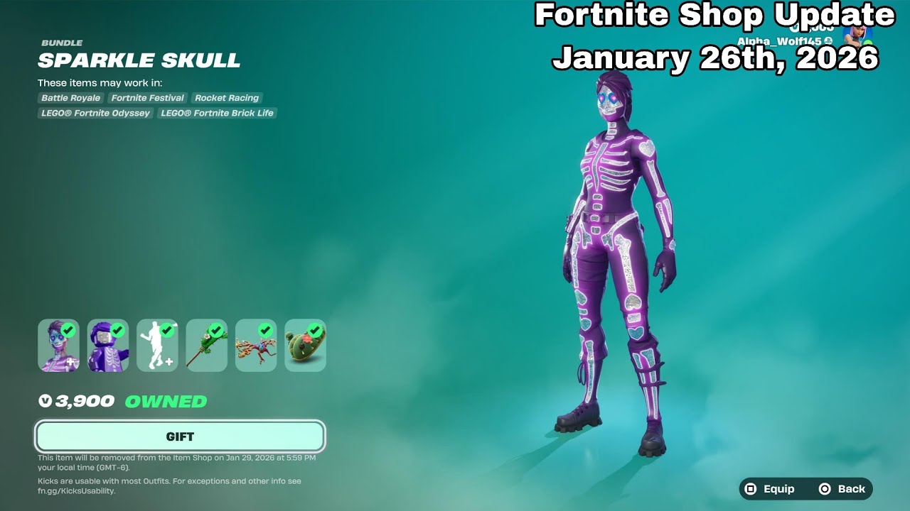 Fortnite: locker Bundle! Item Shop Review [January 26th, 2026] (Chapter 7)