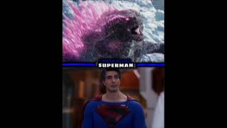 Godzilla vs all supermans #monsteverse#dc#godzilla#superman#shorts#vs#edit