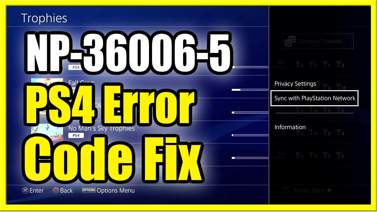 FIX Error Code NP 36006 5 PS4 Play Games (Method - YouTube