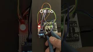 Cut the WRONG Wire & It Speeds Up?! 😳💣 #ESP32 #Arduino #Shorts