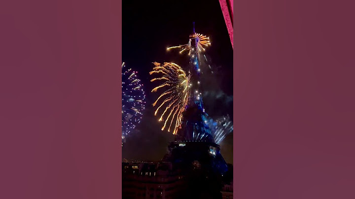 Vidéo du Feu d'artifice du 14 juillet de Paris 2023 | Sortiraparis
