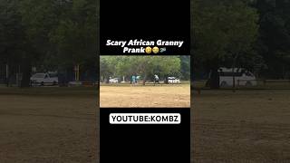 Scary African Granny Prank😭🤣🇿🇦  #prankvideo #funny #laugh #pranks #halloween2023 #halloween