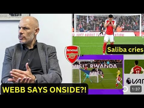 “Howard Webb Speaks Out as Arsenal VAR Controversy Sparks Premier League Uproar”