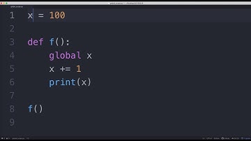Como alterar o valor de uma variável global dentro de um escopo local (PYTHON TUTORIAL #37)