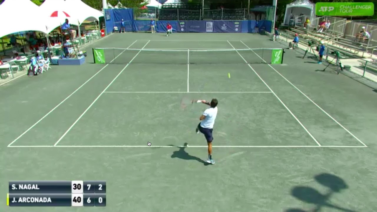 Sumit Nagal vs Jordi Arconada - ATP Tallahassee Challenger Round 3 Highlights