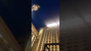Golden Nugget Casino  in Lake Charles La pool at night!