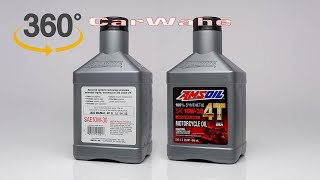 AMSOIL 10W-30 4T 100% Synthetic | 1Quart | MC3QT | 360-View || carwahe