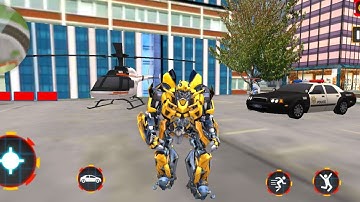 ^_^ bumblebee speed  transform  ***  Grand Robot Car Transform 3D Game ## android gameplay