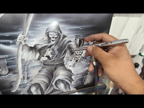 Airbrush Auto: Jetzt Mit neuen Reaper Auf Der Haube %sep18