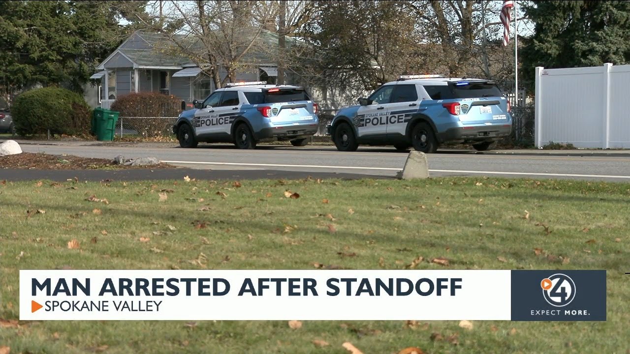 Man arrested after standoff in Spokane Valley - YouTube