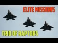 Trio Of F-22 Raptors | Air Combat Legends BETA