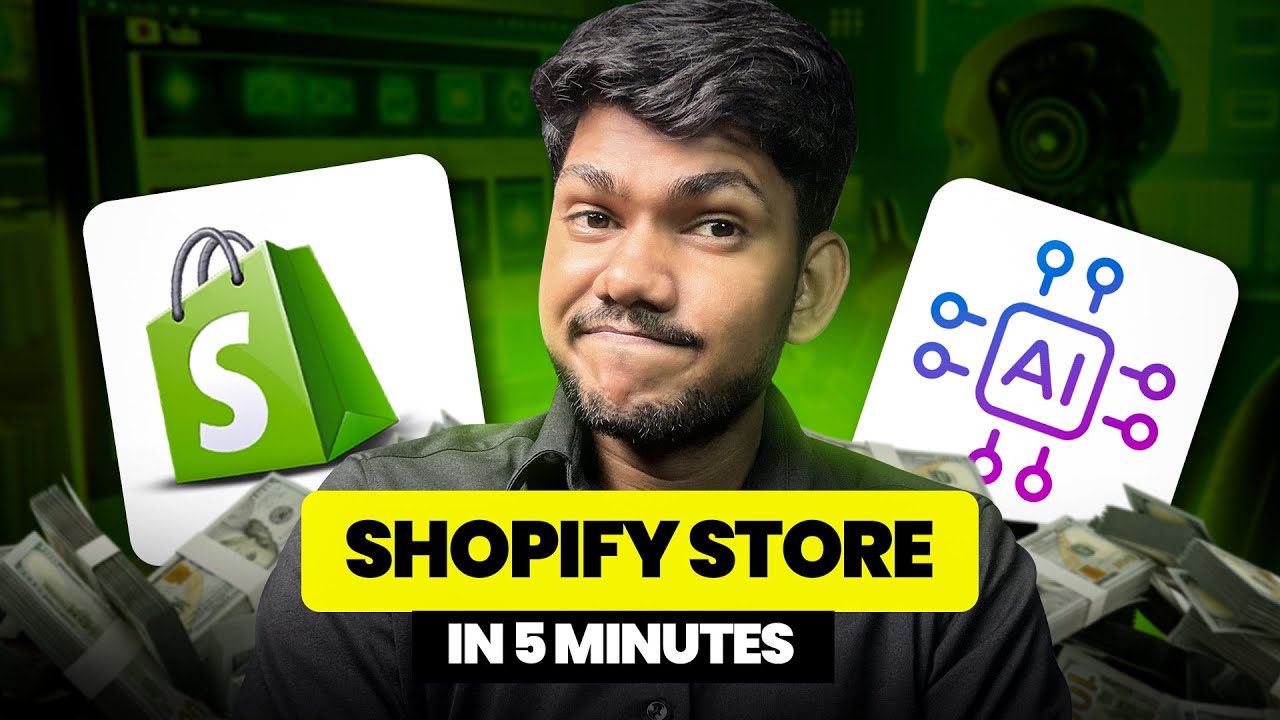 How to Build a Shopify Store in 5 Minutes (Using AI) - YouTube