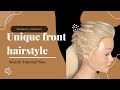 Easy front variation || layer front hairstyle || Unique and latest front hairstyle