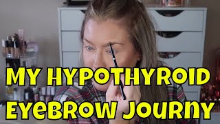 How to fill in your eyebrows if you have hypothyroid brows | HOT MESS MOMMA MD screenshot 1